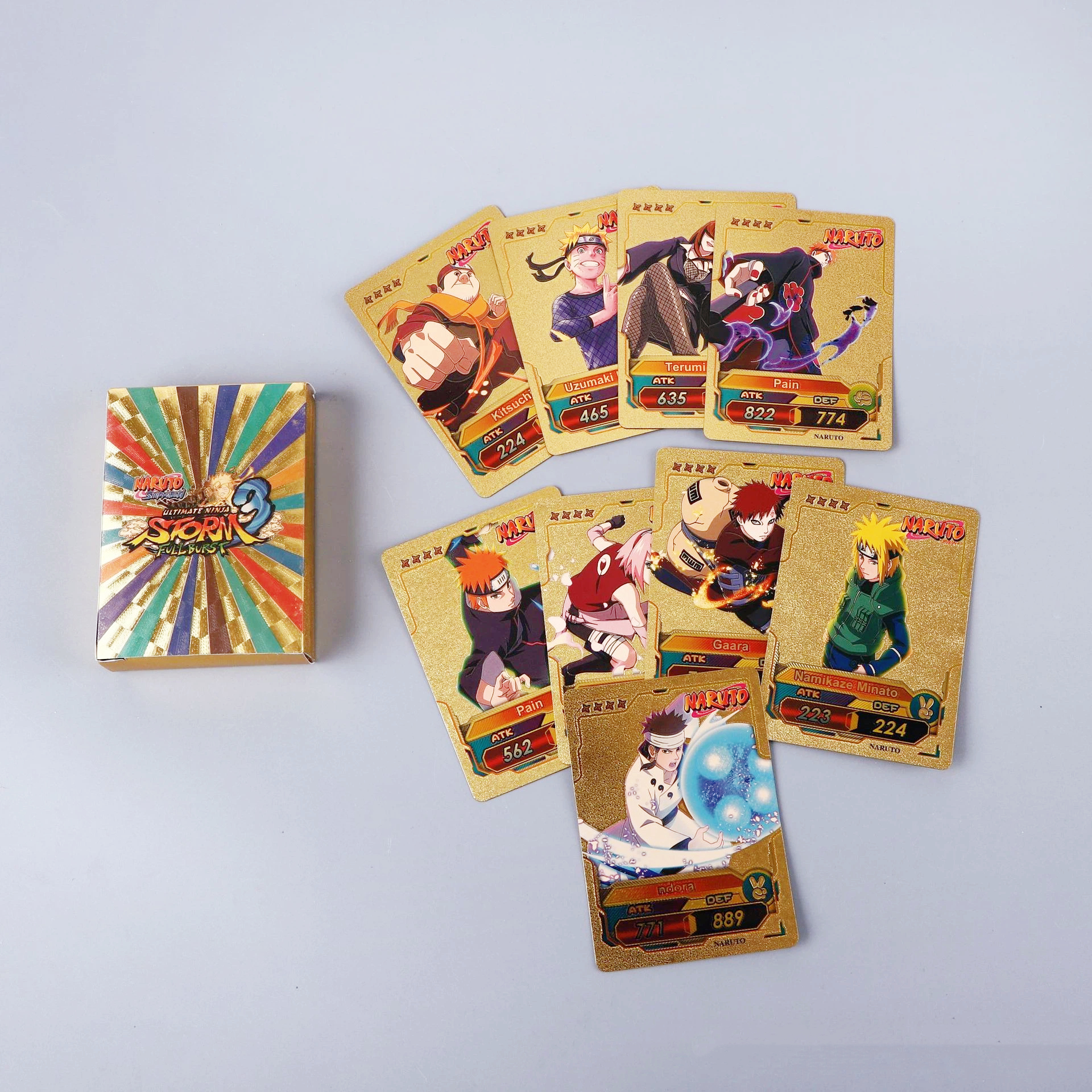 Board Game Is - 55pcs Naruto Card Gold English Series