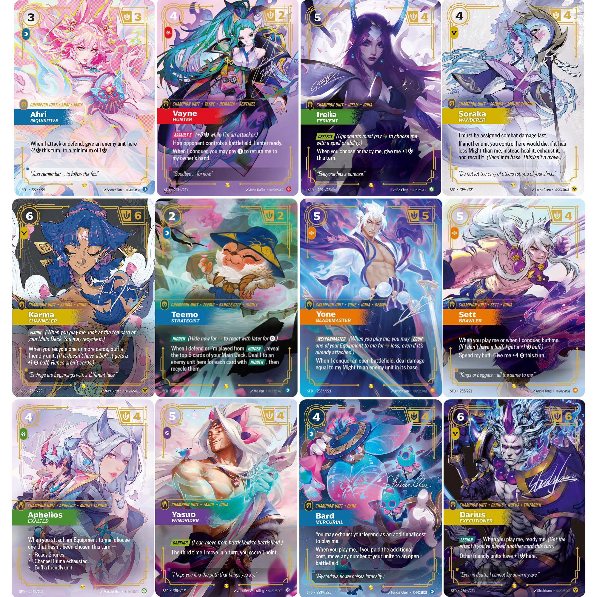 Board Game Is - Spiritforged Signature Series SPF Ahri Irelia
