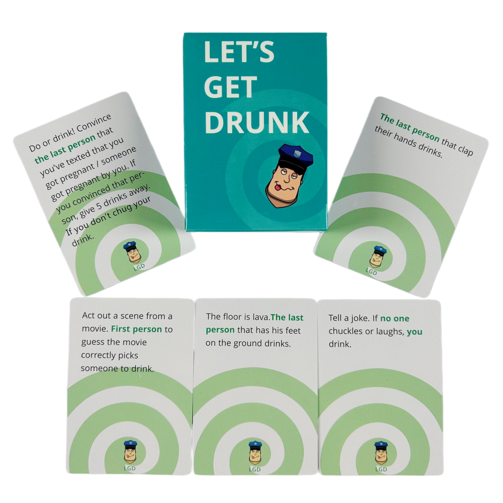 Board Game For Couple - Let's Get Drunk Drinking Card Game