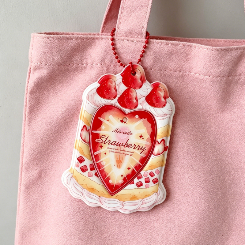 Card Sleeves Protector - Photocard Holder Cute Summer Strawberry Style