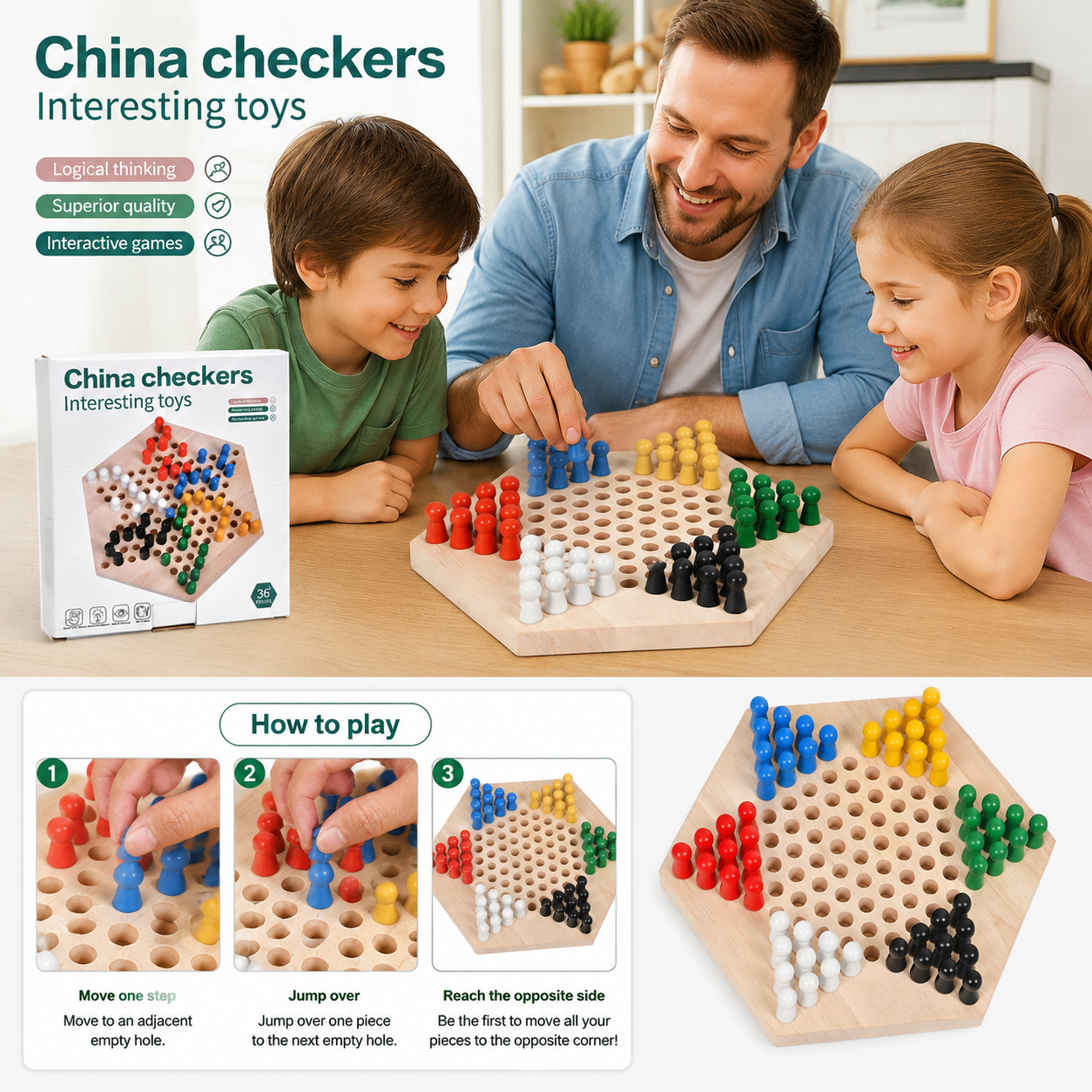 Children's Color Memory Chess  – Board Game Oath Bewertung und Preis