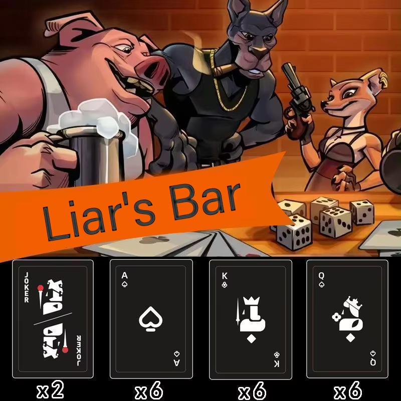 Liars Bar Table Card Game Card – Board Game List Bewertung und Preis