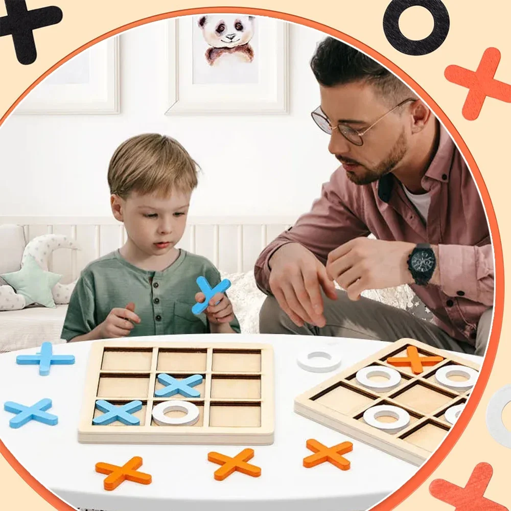 Wooden XO Tic Tac Toe Game Min – Board Game Word Bewertung und Preis