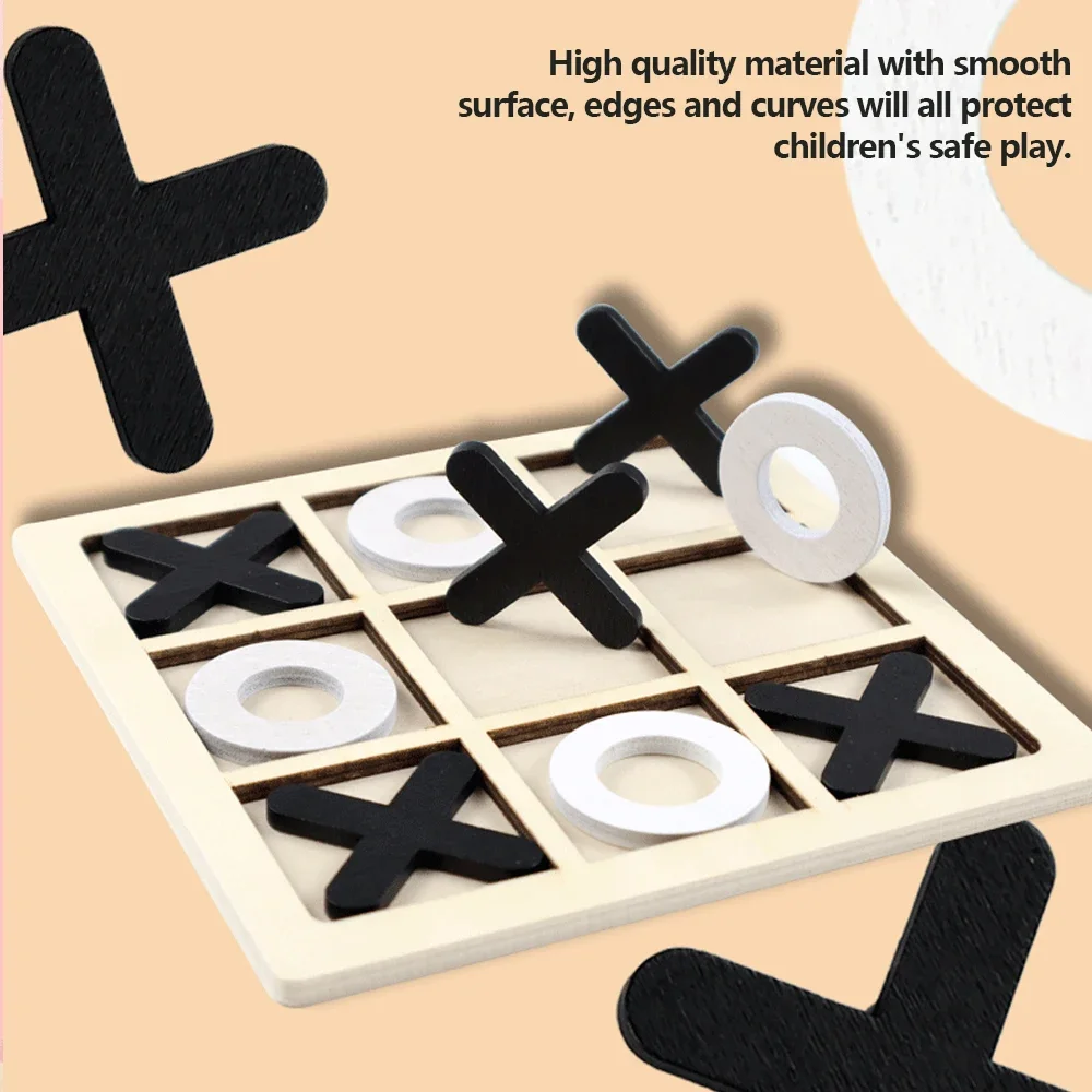 Wooden XO Tic Tac Toe Game Min – Board Game Word Bewertung und Preis
