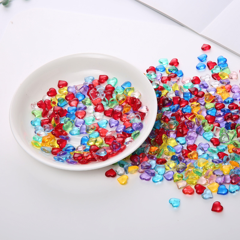 100PCS 10*4mm Heart Shape Acry – Board Game Loop Bewertung und Preis