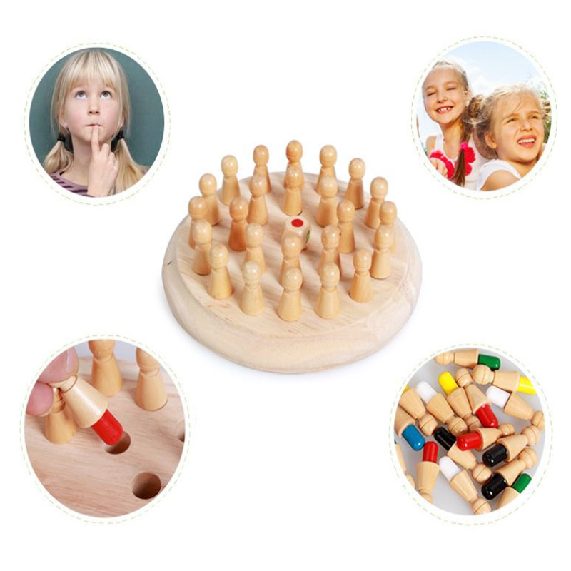 Wooden Memory Match Stick Ches – Board Game Oath Bewertung und Preis