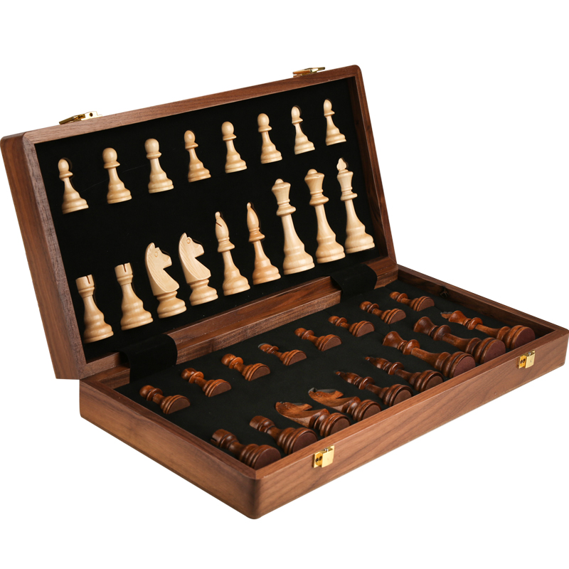 Chess Set Top Grade Wooden Fol – Board Game Yearbook Bewertung und Preis