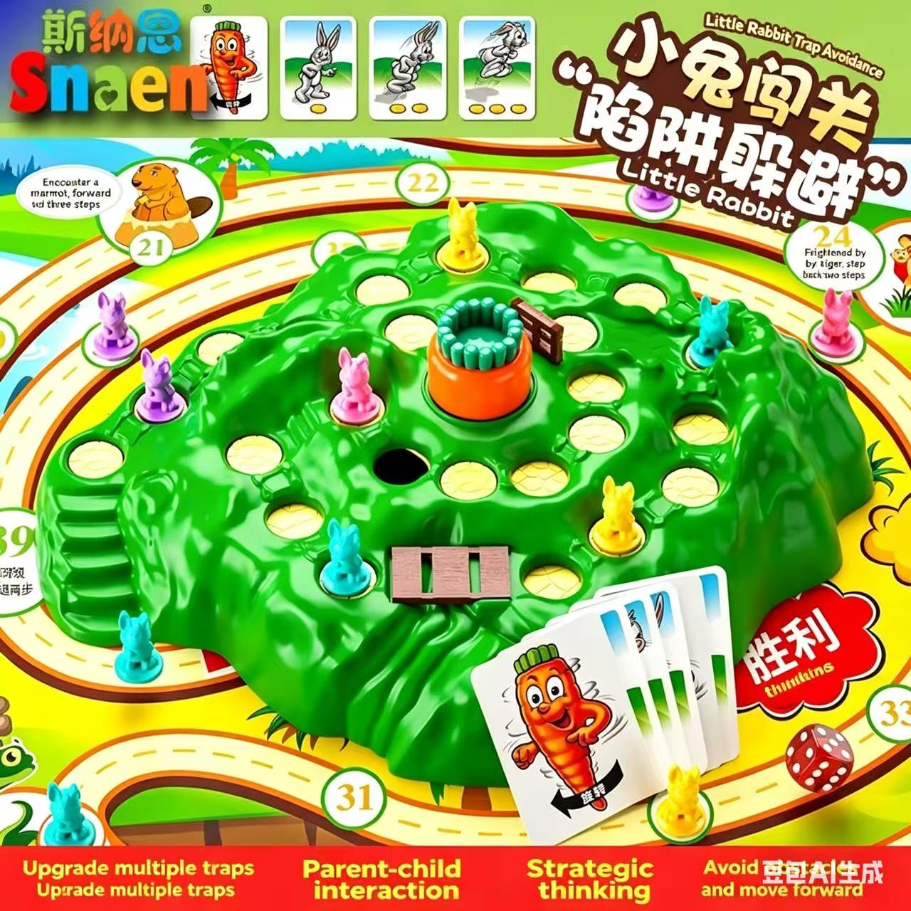 Hot Sale Fun Toy Rabbit Trap U – Board Game List Bewertung und Preis