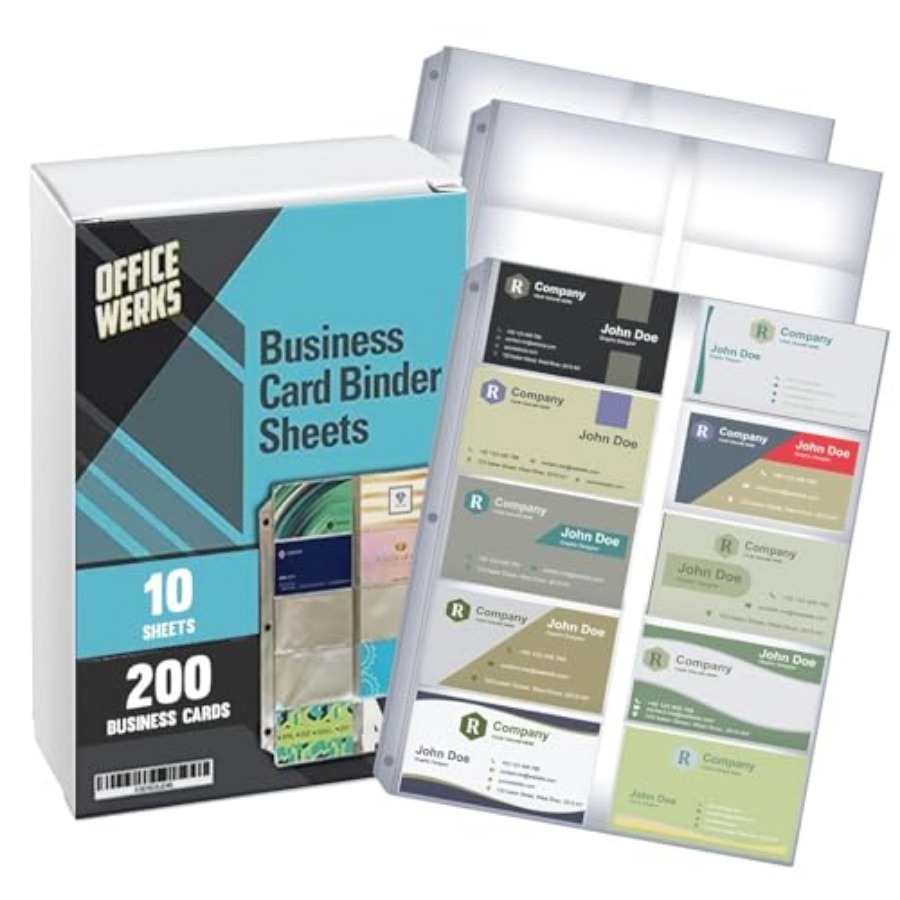 Business Card Sleeves for 3 Ri – Card Sleeves Protector Bewertung und Preis