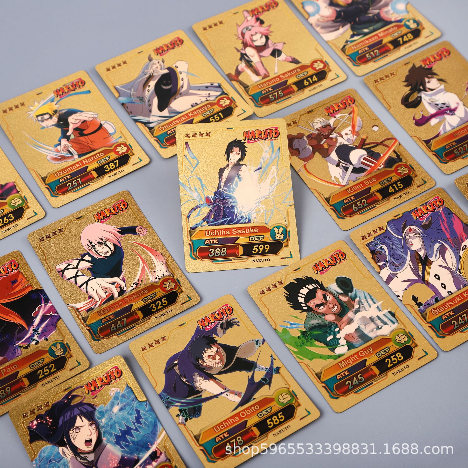 55pcs Naruto Card Gold English – Board Game Is Bewertung und Preis