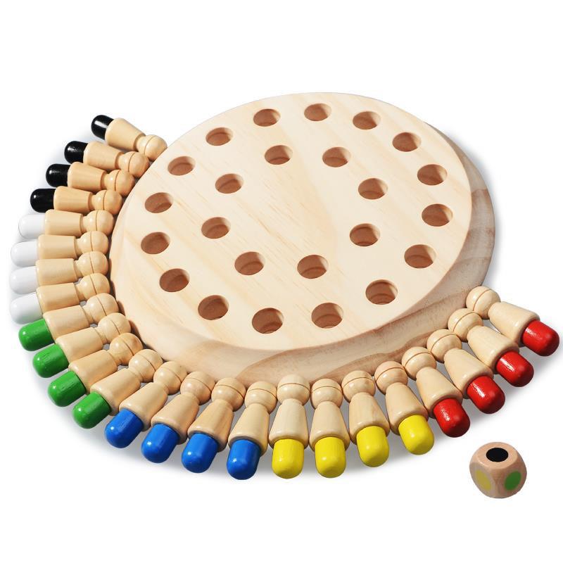 Wooden Memory Match Stick Ches – Board Game Oath Bewertung und Preis