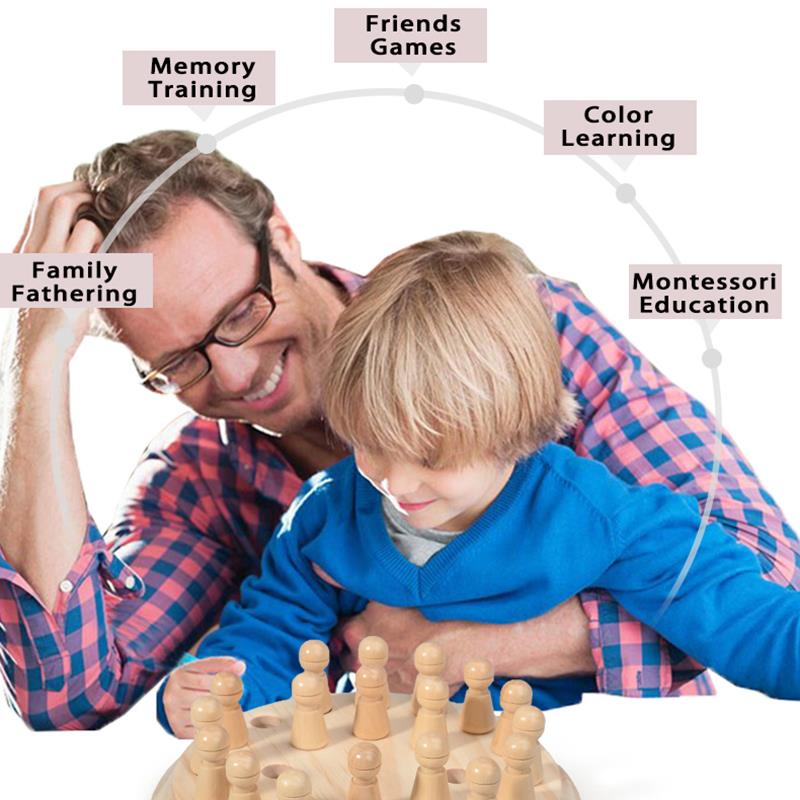 Wooden Memory Match Stick Ches – Board Game Oath Bewertung und Preis