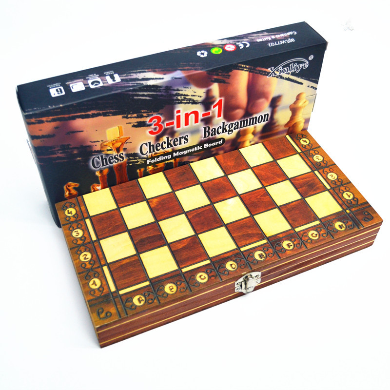 Folding Wooden Portable Chess  – Board Game Yearbook Bewertung und Preis