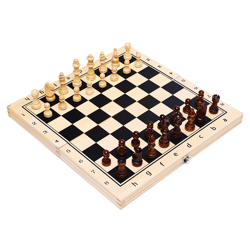Chess Board Three In 1 Wooden  – Board Game Yearbook Bewertung und Preis