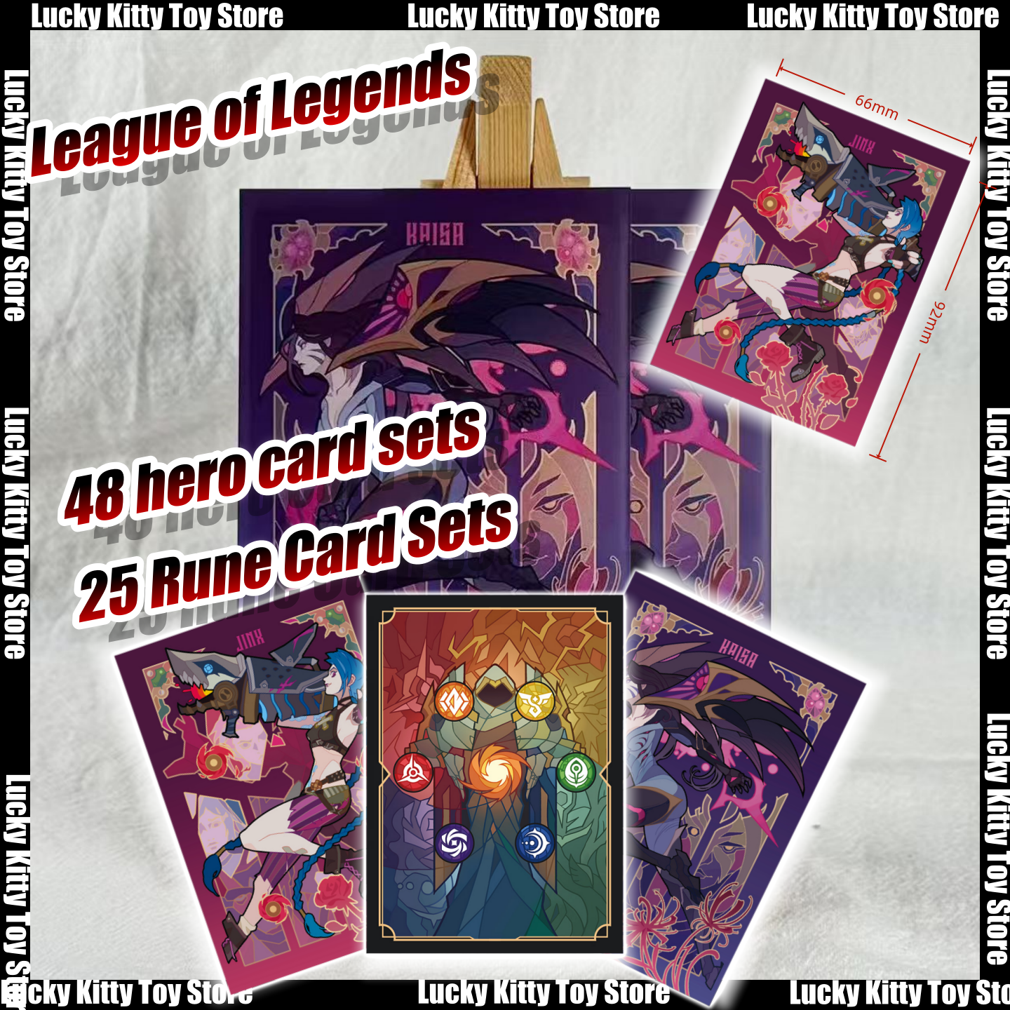 66X92Mm League of Legends TCG  – Card Sleeves Protector Bewertung und Preis