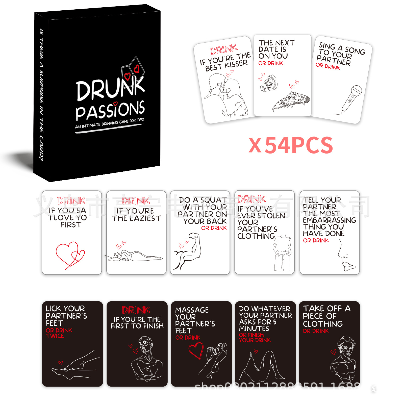 Drunk Passions Lovers Couples  – Board Game For Couple Bewertung und Preis