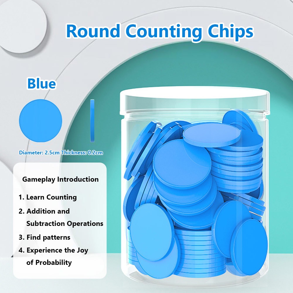100pcs Plastic Counting Chips  – Board Game Loop Bewertung und Preis