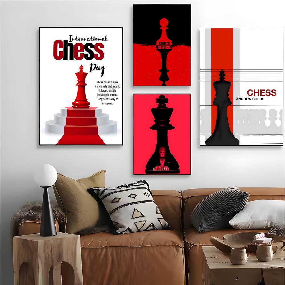 Board Game Chess Poster Retro  – Board Game Cafe Bewertung und Preis