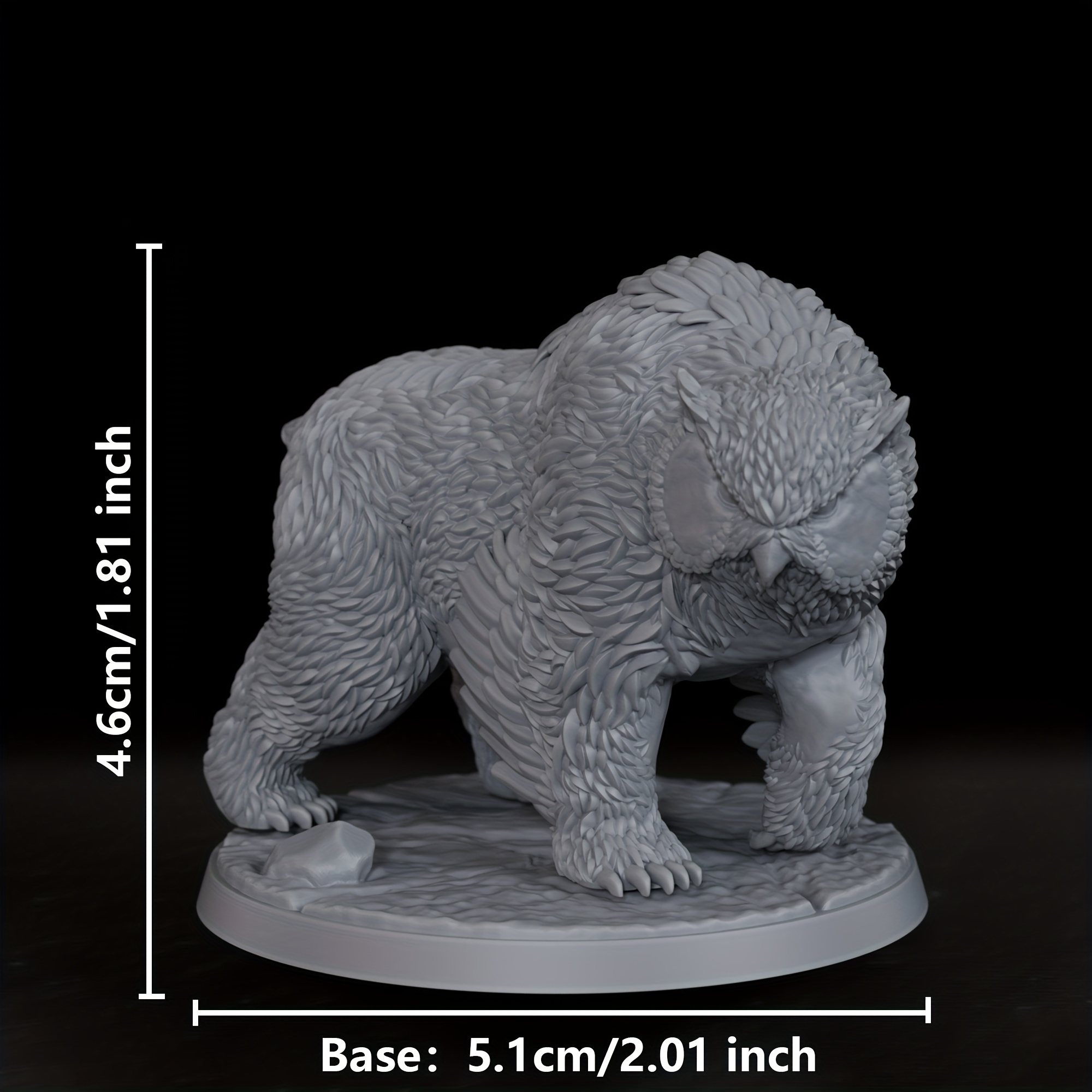 DND Owlbear Miniature - Fantas – Board Game Zombie Bewertung und Preis