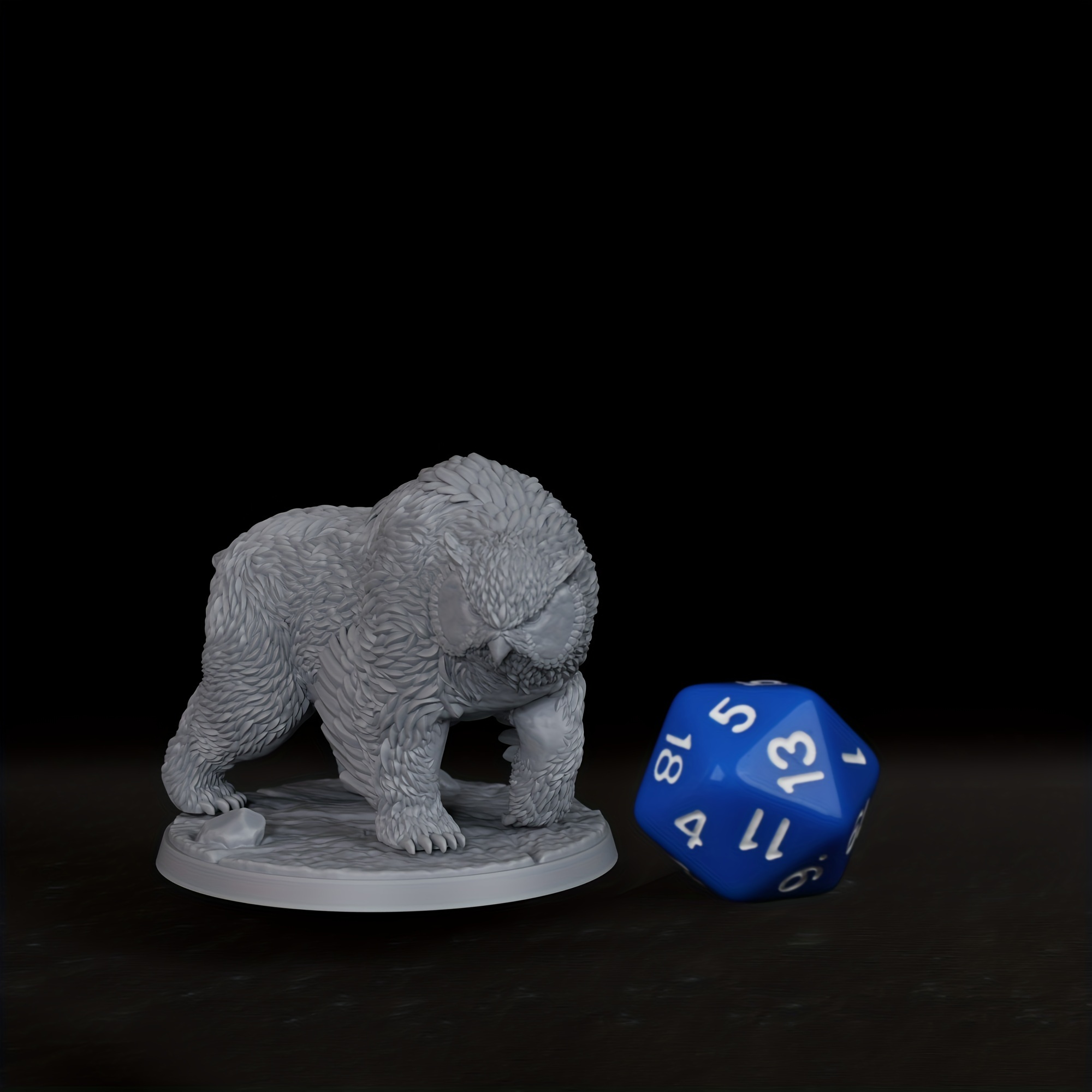 DND Owlbear Miniature - Fantas – Board Game Zombie Bewertung und Preis