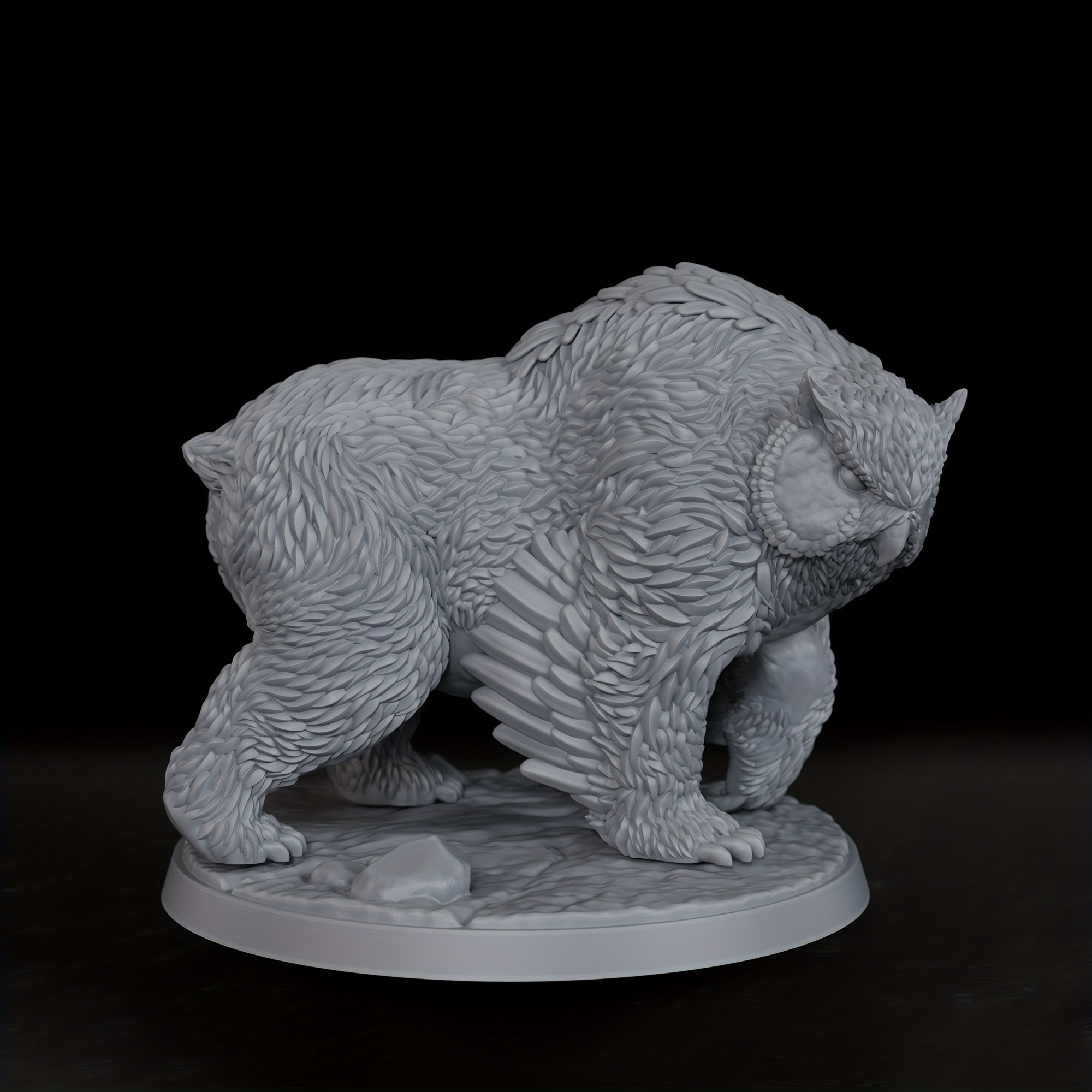 DND Owlbear Miniature - Fantas – Board Game Zombie Bewertung und Preis