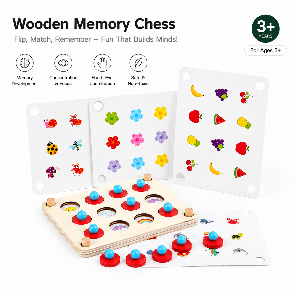 Memory Chess, Children's Educa – Board Game Oath Bewertung und Preis