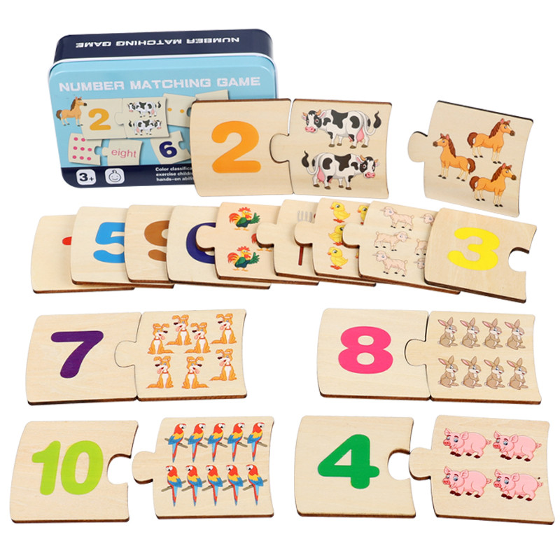 Children Iron Box Number Enlig – Board Game Word Bewertung und Preis