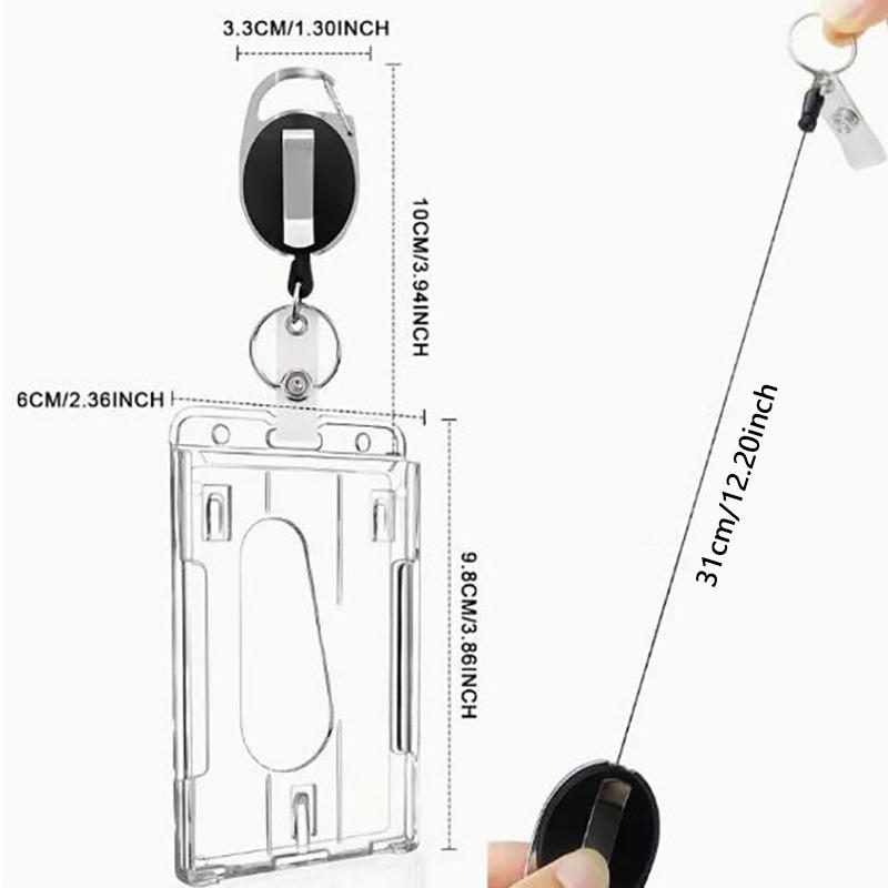 Transparent Cards Slots ID Tag – Card Sleeves Protector Bewertung und Preis