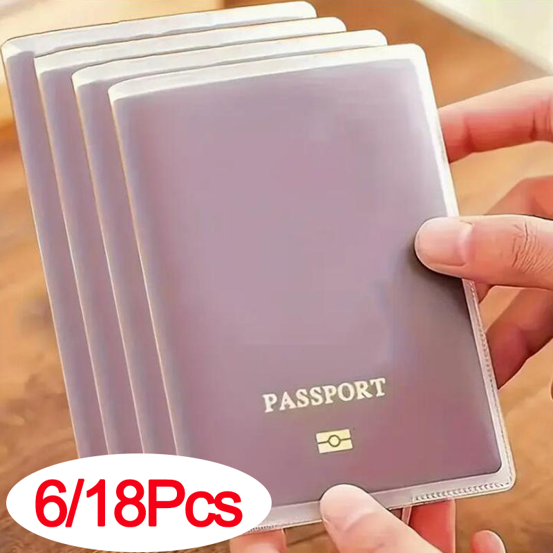 6/18pcs Passport Cover Bag Tra – Card Sleeves Protector Bewertung und Preis