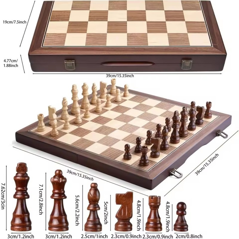 Wooden Magnetic Chess Set for  – Board Game Yearbook Bewertung und Preis