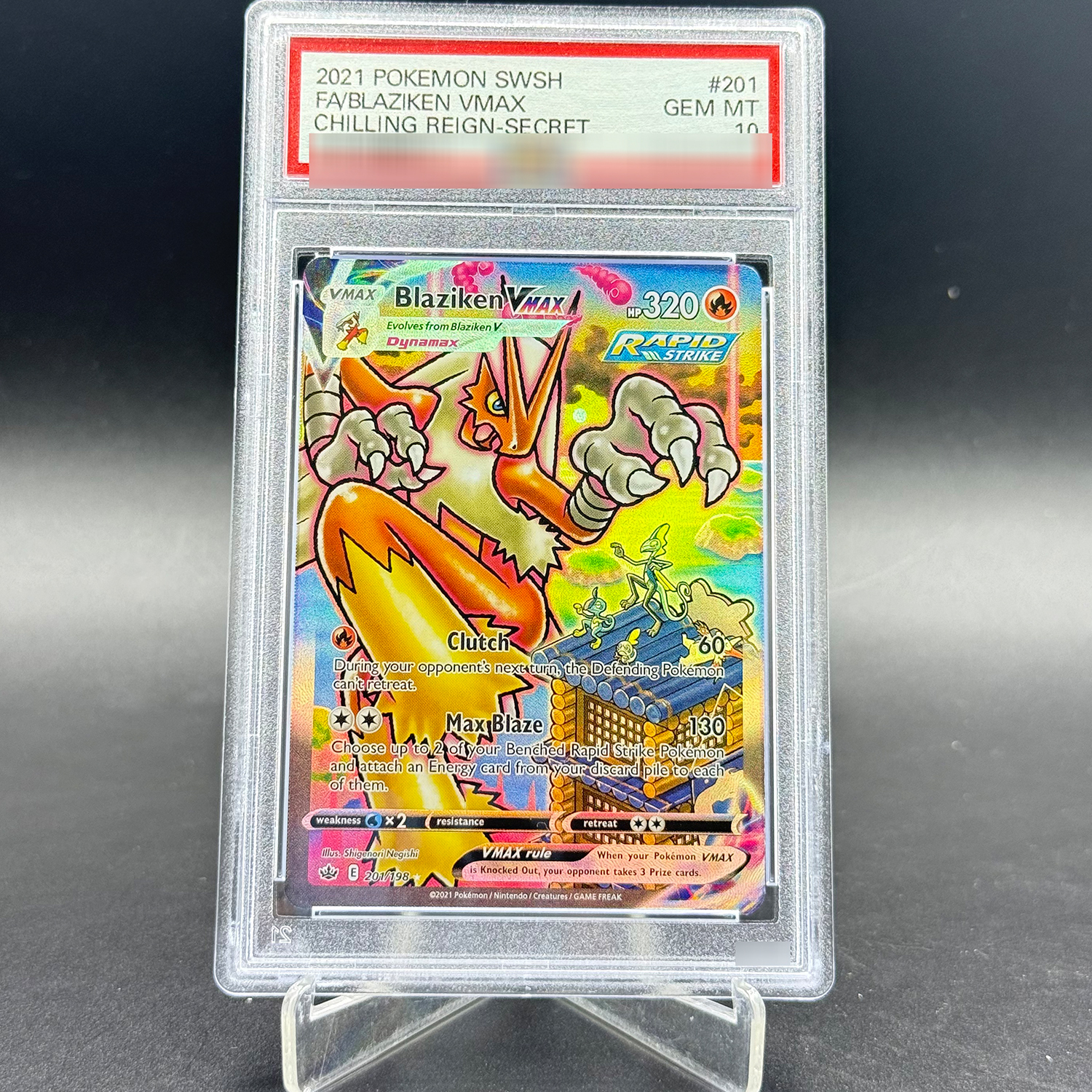 DIY Pokemon Blaziken VMAX 201/ – Board Game Is Bewertung und Preis