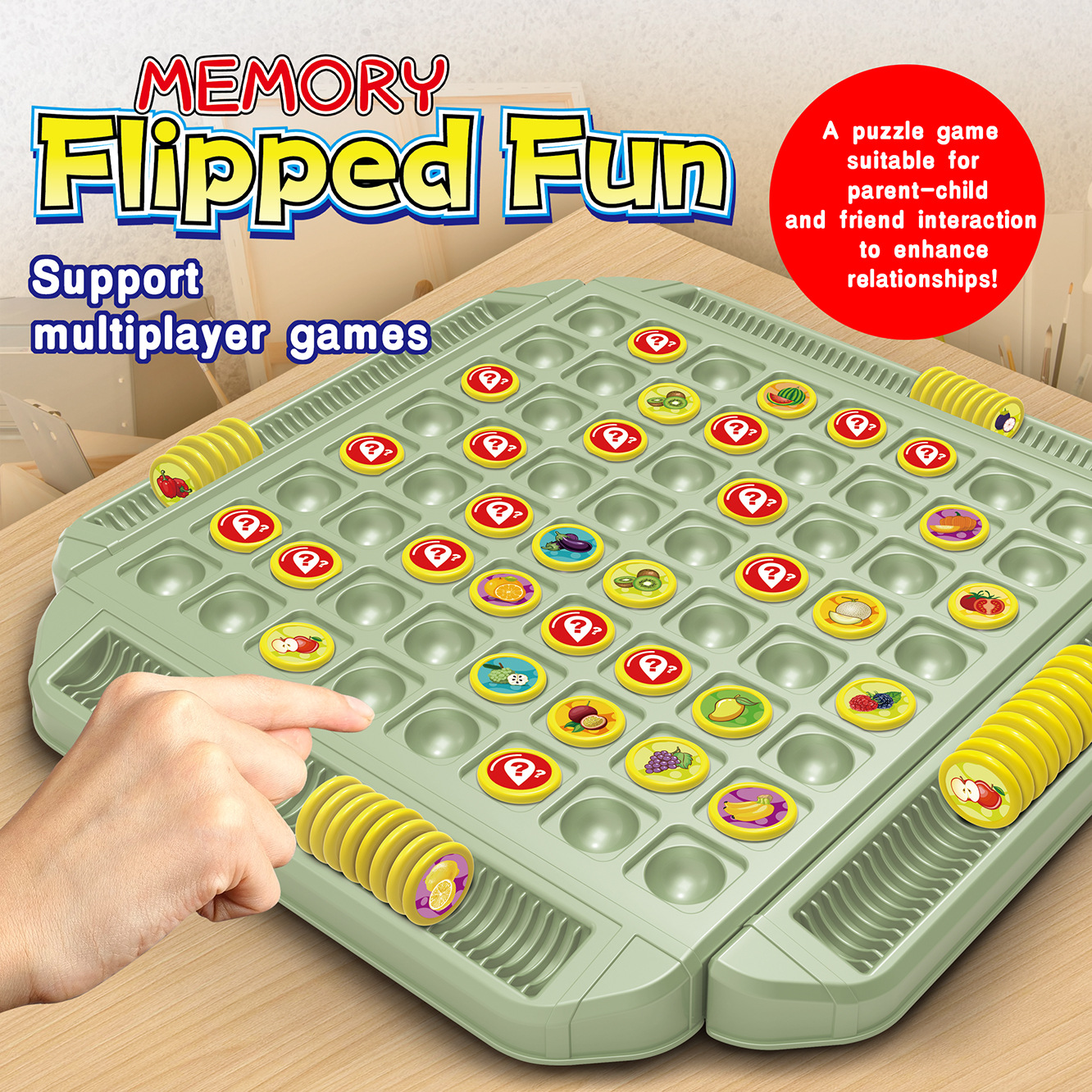 Fruit Flip Chess Memory Match  – Board Game Oath Bewertung und Preis